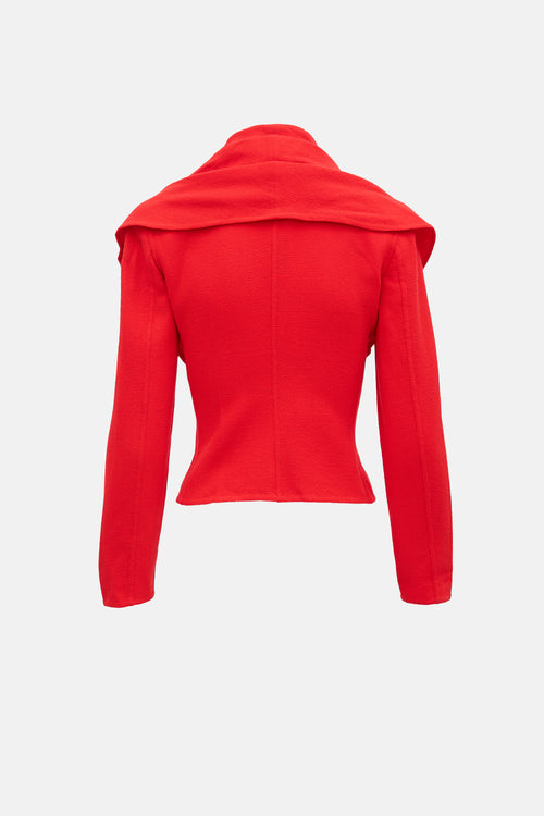 Valentino Wool Crepe Jacket