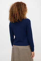 Valentino Wool & Cashmere Logo Sweater