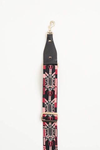 Valentino Woven Rockstud Shoulder Strap