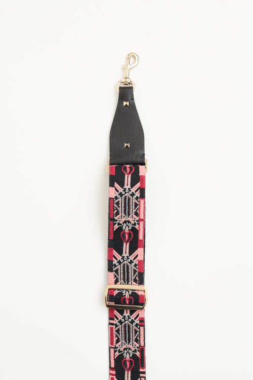 Valentino Woven Rockstud Shoulder Strap