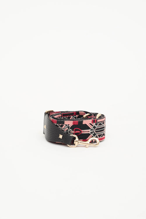 Valentino Woven Rockstud Shoulder Strap