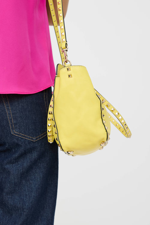 Valentino Rockstud Trapeze Tote