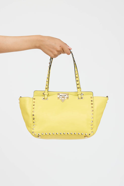 Valentino Rockstud Trapeze Tote