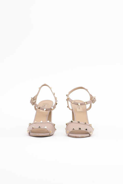 Valentino Leather Rockstud Sandal