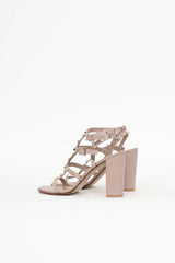 Valentino Rockstud Caged Sandal