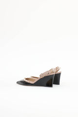 Valentino Patent Rockstud Wedge
