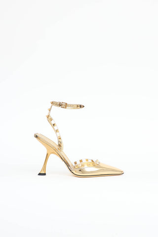 Valentino Patent Rockstud Couture Pump