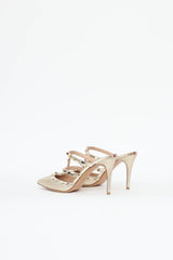 Valentino Rockstud Caged Mule