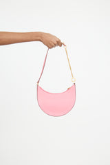 Valentino Pink Leather Vlogo Bag