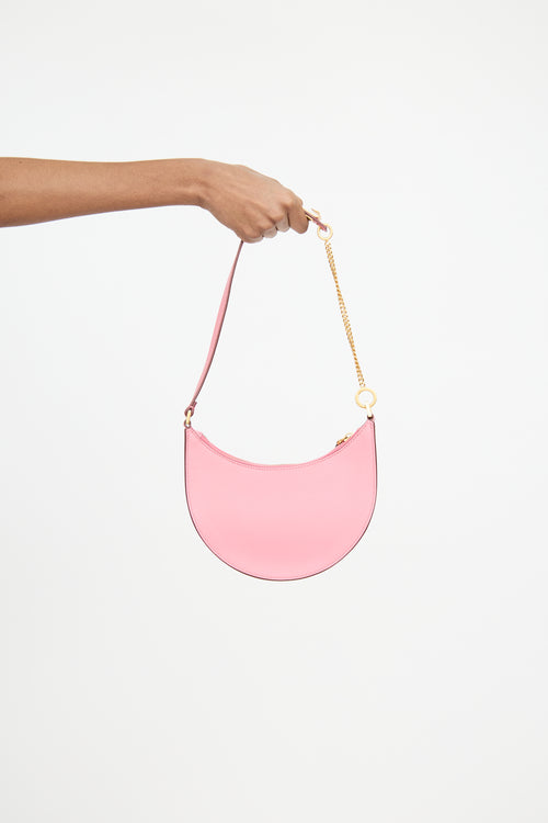 Valentino Pink Leather Vlogo Bag