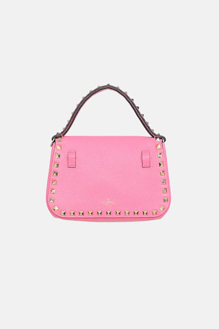 Valentino Rockstud Top Handle Bag