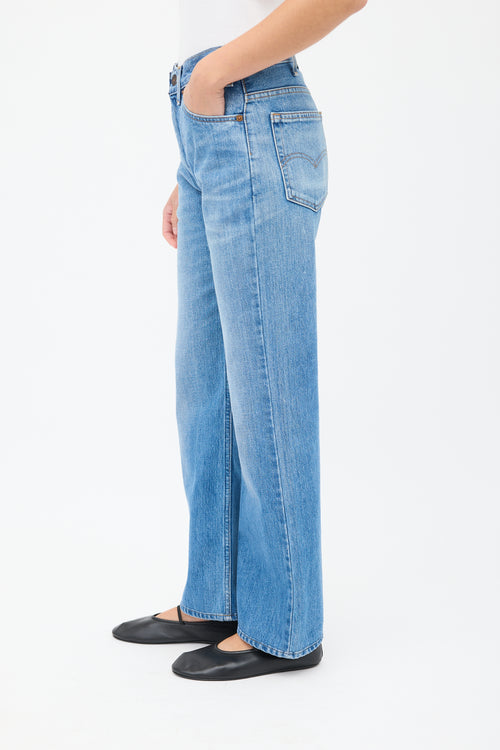 Valentino X Levi's Light Wash High Waisted Jeans