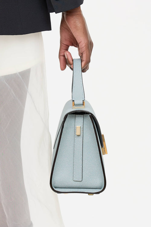 Valextra Mini Iside Leather Bag