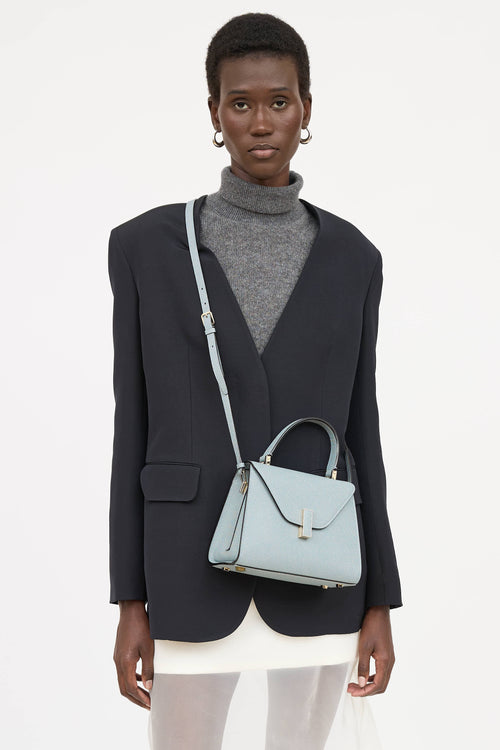 Valextra Mini Iside Leather Bag