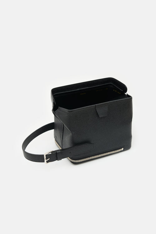 Valextra Leather Tric Trac Bag