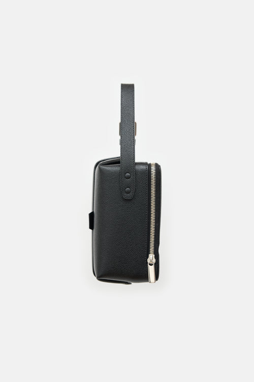 Valextra Leather Tric Trac Bag