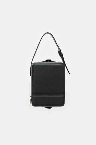 Valextra Leather Tric Trac Bag