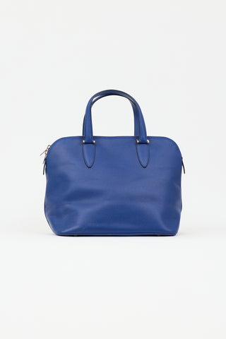 Valextra Leather Medium Bowling Bag