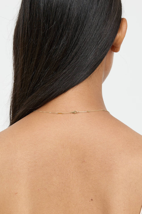 Van Cleef & Arpels 18K Yellow Gold Sweet Alhambra Pearl Necklace