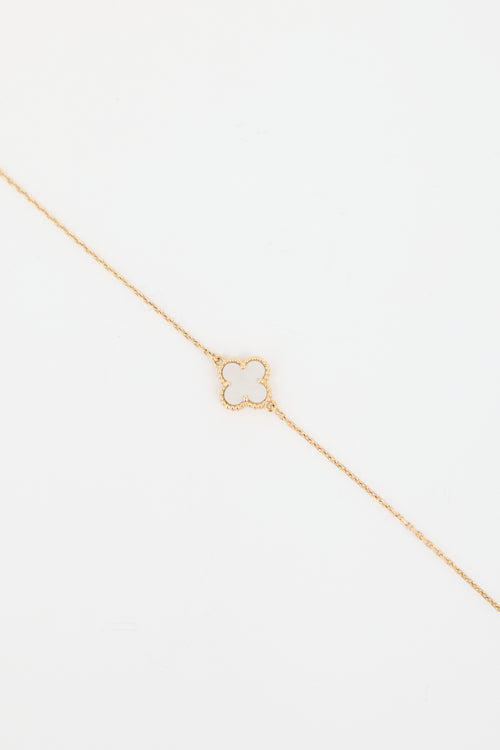 Van Cleef & Arpels 18k Gold Sweet Alhambra Bracelet