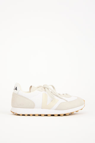 Veja White & Grey Mesh Rio Branco Sneaker