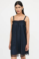 Vera Wang Mesh Mini Dress