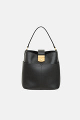 Veronica Beard Crest Lock Bucket Bag