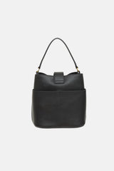 Veronica Beard Crest Lock Bucket Bag