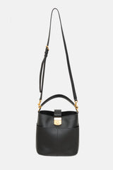 Veronica Beard Crest Lock Bucket Bag