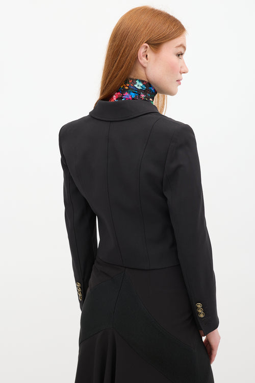 Veronica Beard Black Wool Fulham Jacket