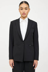 Veronica Beard Zip Peak Lapel Blazer