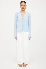 Veronica Beard Cashmere Knit V-Neck Cardigan