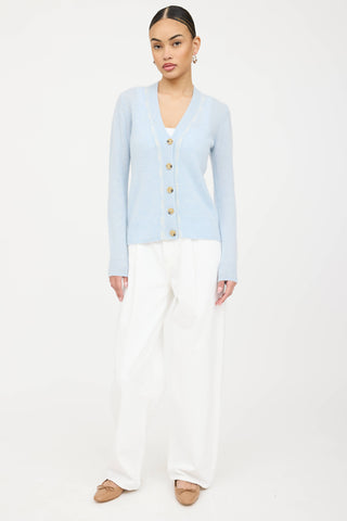 Veronica Beard Cashmere Knit V-Neck Cardigan