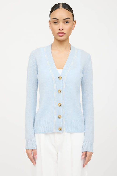 Veronica Beard Cashmere Knit V-Neck Cardigan