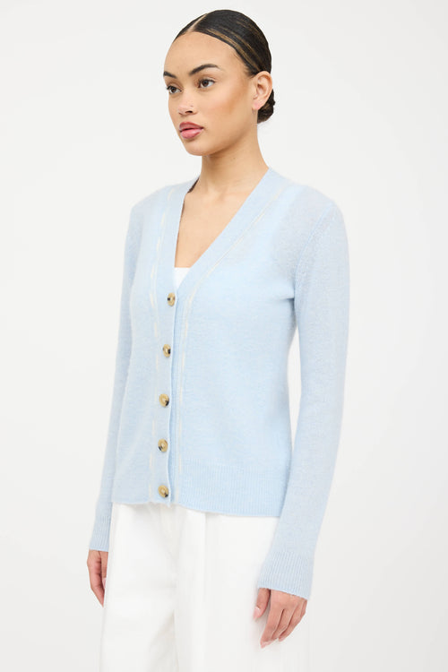 Veronica Beard Cashmere Knit V-Neck Cardigan