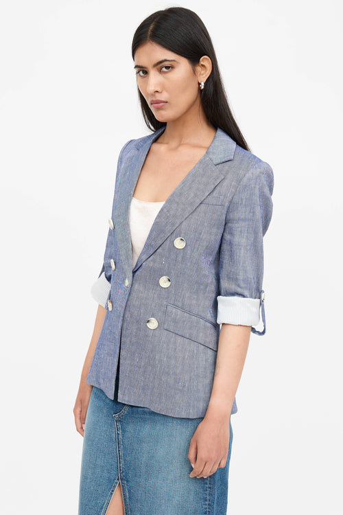 Veronica Beard Linen Kelson Blazer