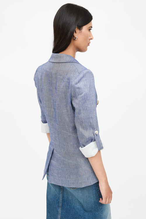 Veronica Beard Linen Kelson Blazer