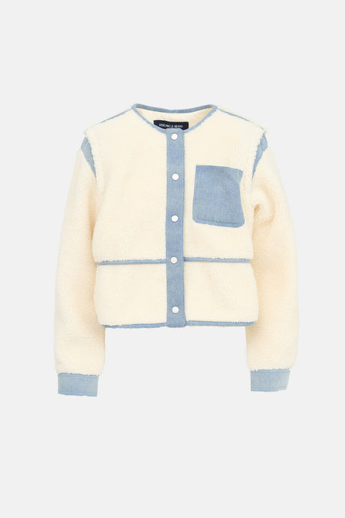 Sherpa and Denim Jacket