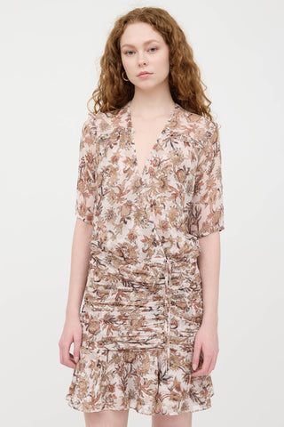 Veronica Beard Dakota Floral Dress