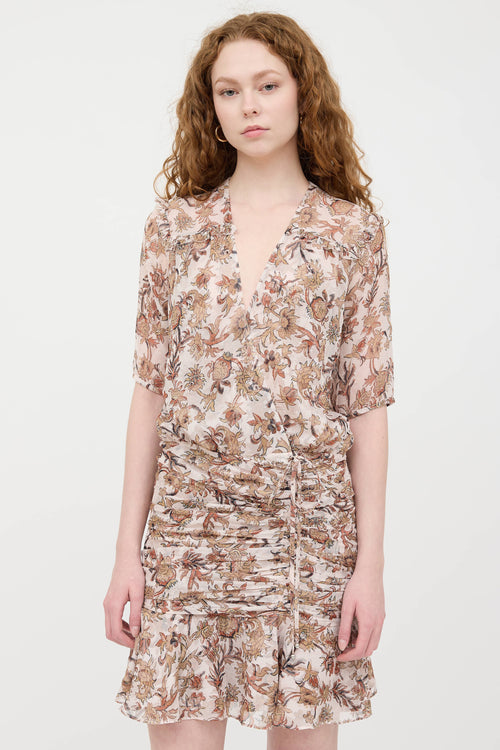 Veronica Beard Dakota Floral Dress