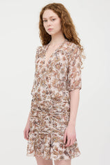 Veronica Beard Dakota Floral Dress