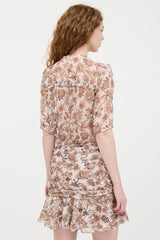 Veronica Beard Dakota Floral Dress
