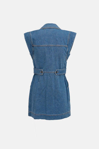 Jax Denim Cap Sleeve Dress