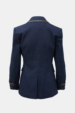 Veronica Beard Denim Miller Blazer