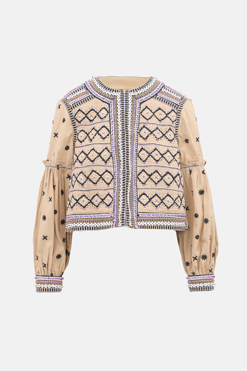 Veronica Beard Embellished Rocci Jacket