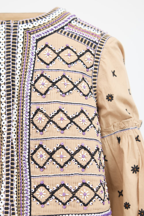 Veronica Beard Embellished Rocci Jacket