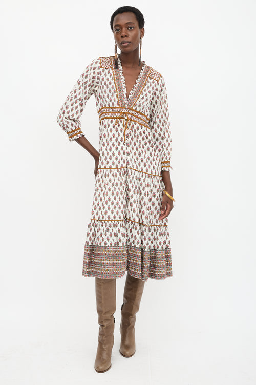 Veronica Beard Floral Alessandra Dress