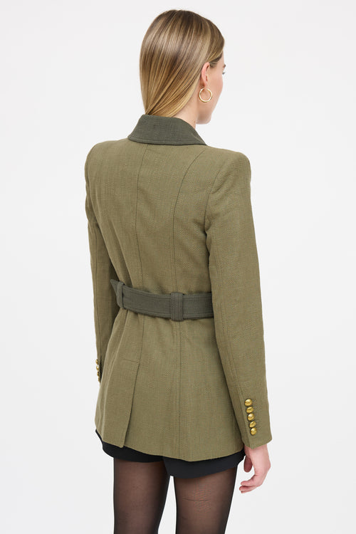 Veronica Beard Cotton Military Jacket