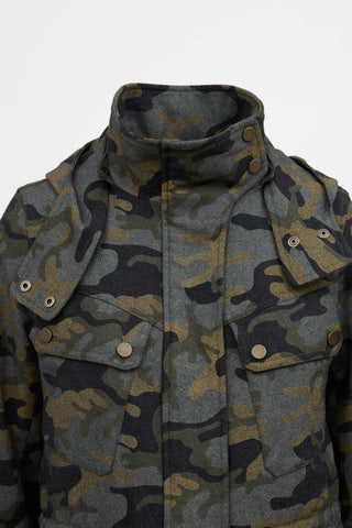 Veronica Beard Camo Zip Jacket