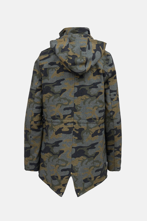 Veronica Beard Camo Zip Jacket